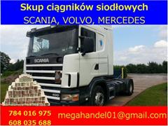 Mercedes Actros SKUP ciągników siodłowych Scania, Volvo, Mercedes