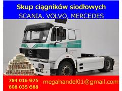 Mercedes Actros SKUP ciągników siodłowych Scania, Volvo, Mercedes