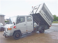 Mercedes Vario 814 D DoKa KIPPER AHK Standheizung