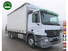 Mercedes Actros Ciężarówka plandeka MERCEDES-BENZ ACTROS 2536 L PALFINGER PK 20002 SFZ KLIMA AHK Joystick