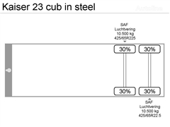 Naczepa wywrotka KAISER 23 Cub in Steel