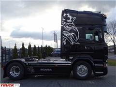 Scania R 520 / V8 / RETARDER / I-PARK COOL / SKÓRY  / NAV