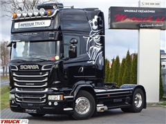 Scania R 520 / V8 / RETARDER / I-PARK COOL / SKÓRY  / NAV