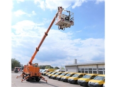 Podnośnik koszowy MERCEDES-BENZ 814 Hubsteiger Hub