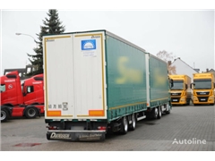 Mercedes Actros Ciężarówka firanka MERCEDES-BENZ Actros 2545/Jumbo-Plane kompletter Zug/Retarder + przyczepa firanka