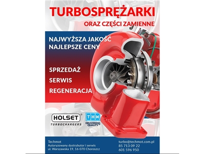 TURBOSPRĘŻARKI ORAZ CZĘŚCI ZAMIENNE