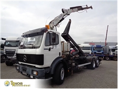 Mercedes SK 2433 + Semi-Auto + PTO + Serie 14 Crane + 3 ped