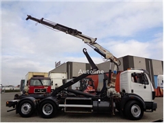 Mercedes SK 2433 + Semi-Auto + PTO + Serie 14 Crane + 3 ped