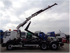 Mercedes SK 2433 + Semi-Auto + PTO + Serie 14 Crane + 3 ped
