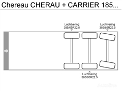 Naczepa chłodnia CHEREAU CHERAU + CARRIER 1850 MT+