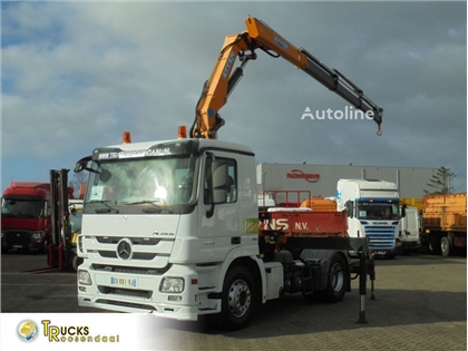 Mercedes Actros Ciągnik siodłowy Mercedes-Benz Actros 1846 + Euro 5 + EFFER 250 Crane + REMOTE