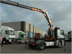 Mercedes Actros Ciągnik siodłowy Mercedes-Benz Actros 1846 + Euro 5 + EFFER 250 Crane + REMOTE