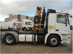Mercedes Actros Ciągnik siodłowy Mercedes-Benz Actros 1846 + Euro 5 + EFFER 250 Crane + REMOTE