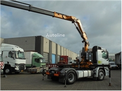Mercedes Actros Ciągnik siodłowy Mercedes-Benz Actros 1846 + Euro 5 + EFFER 250 Crane + REMOTE