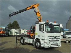 Mercedes Actros Ciągnik siodłowy Mercedes-Benz Actros 1846 + Euro 5 + EFFER 250 Crane + REMOTE