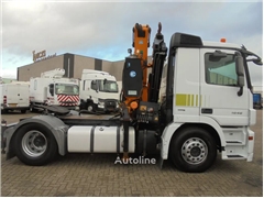 Mercedes Actros Ciągnik siodłowy Mercedes-Benz Actros 1846 + Euro 5 + EFFER 250 Crane + REMOTE