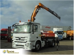 Mercedes Actros Ciągnik siodłowy Mercedes-Benz Actros 1846 + Euro 5 + EFFER 250 Crane + REMOTE