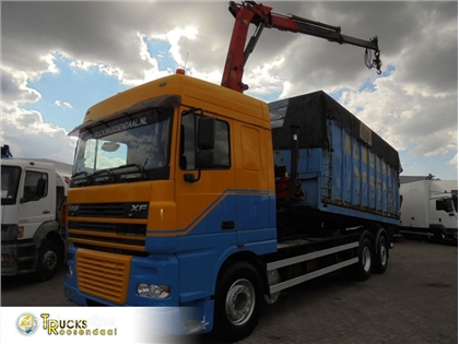 Żuraw samojezdny DAF XF 95.530 + hooksystem + cran