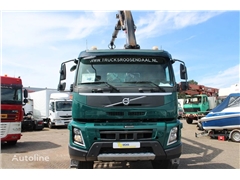 Volvo FMX 380 + 6x6 + HMF Z Crane Hardox KIPPER + Multi