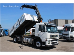 Żuraw samojezdny Volvo FM 12.260 + TIPPER + HIAB 1