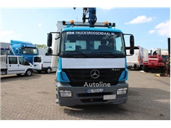 Mercedes Axor Ciężarówka plandeka Mercedes-Benz Axor 2533 + 14t crane + 6x2 + REMOTE + MANUAL + LIFT