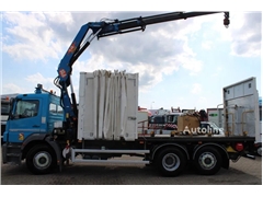 Mercedes Axor Ciężarówka plandeka Mercedes-Benz Axor 2533 + 14t crane + 6x2 + REMOTE + MANUAL + LIFT