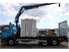 Mercedes Axor Ciężarówka plandeka Mercedes-Benz Axor 2533 + 14t crane + 6x2 + REMOTE + MANUAL + LIFT