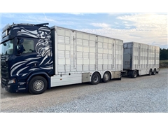 Truck with trailer for animal Scania R650/2019