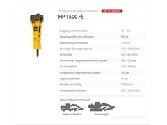 Nowy młot hydrauliczny Indeco HP 1500 FS