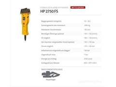 Nowy młot hydrauliczny Indeco HP 2750 FS