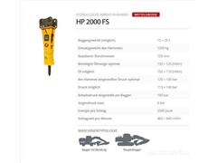 Nowy młot hydrauliczny Indeco HP 2000 FS