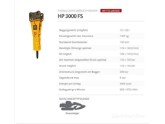 Nowy młot hydrauliczny Indeco HP 3000 FS