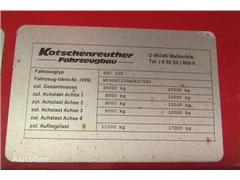 Naczepa plandeka Kotschenreuther 47 to - STAHLAUFL