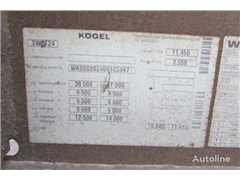 Naczepa do przewozu kontenerów Kögel SWCT 24 - Hig