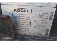 Przyczepa do przewozu kontenerów Kögel AW 18