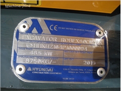 Minikoparka Hyundai Robex 80CR-9A