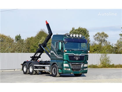 MAN TGX 26.480 Abrollkipper 6x4 Top Zustand!