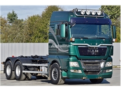 MAN TGX 26.480 Abrollkipper 6x4 Top Zustand!