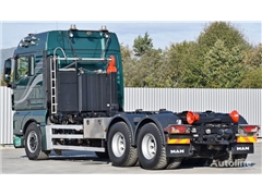 MAN TGX 26.480 Abrollkipper 6x4 Top Zustand!