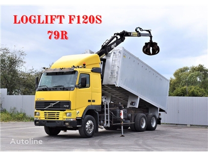 Volvo FH 12 460 Abrollkipper  LOGLIFT F120S 79R  TOP