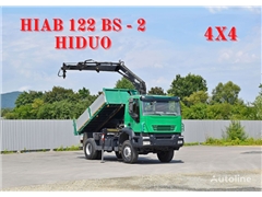 Iveco Stralis 310 + HIAB 122 BS - 2 HIDUO + FUNK 4x4