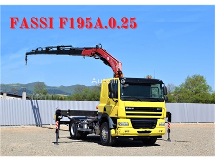 DAF CF Ciągnik siodłowy DAF CF 85.410 Sattelzugmaschine+FASSI F195A.025