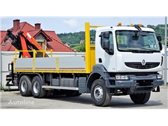 Renault Kerax 370 DXI Pritsche 6,70m+Kran6x4Topzustand