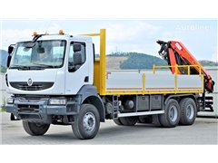 Renault Kerax 370 DXI Pritsche 6,70m+Kran6x4Topzustand