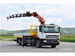 DAF CF 85.380 Pritsche 6,40 m+ ATLAS 240.2E-A6+FUNK!