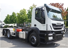 Iveco Stralis 360 E6 6×2 / MARREL 20t hooklift