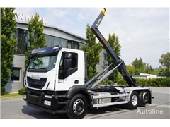 Iveco Stralis 360 E6 6×2 / MARREL 20t hooklift