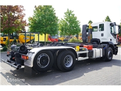 Iveco Stralis 360 E6 6×2 / MARREL 20t hooklift