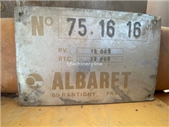 Walec ogumiony ALBARET P3