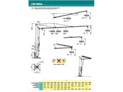 Żuraw wieżowy Cattaneo CM90S4